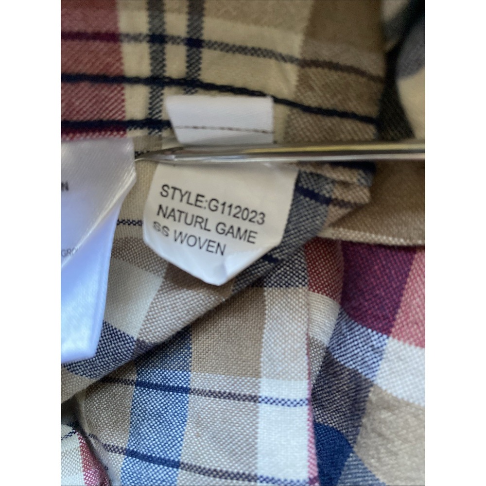 LRG Lifted Research Group Short Sleeve Button Up Flannel Shirt 2XL Hip Hop Y2K - Picture 9 of 12